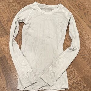 lululemon athletica white Long Sleeve Top